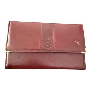 Vintage 1960’s Brown Lambskin Leather Women's Wallet